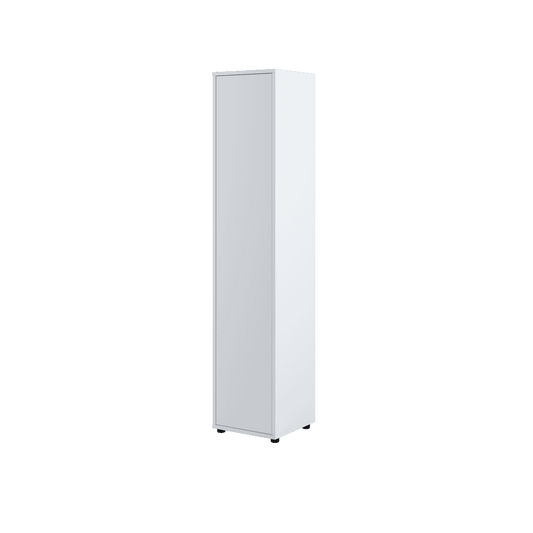 Bed Concept BC-21 Tall Storage Cabinet 45cm [White Matt] - Front Image