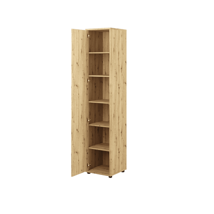 Bed Concept BC-21 Tall Storage Cabinet 45cm [Oak]- Interior Image