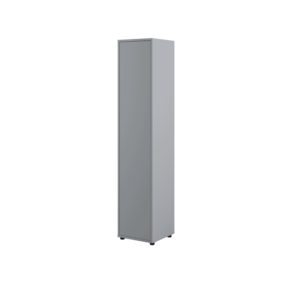 Bed Concept BC-21 Tall Storage Cabinet 45cm [Grey] - Front Image