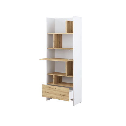 Bed Concept BC-22 Bookcase 84cm [Oak] - Interior Image