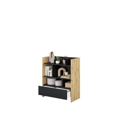 Bed Concept BC-25 Sideboard Cabinet 92cm [Oak] - Interior Image 2