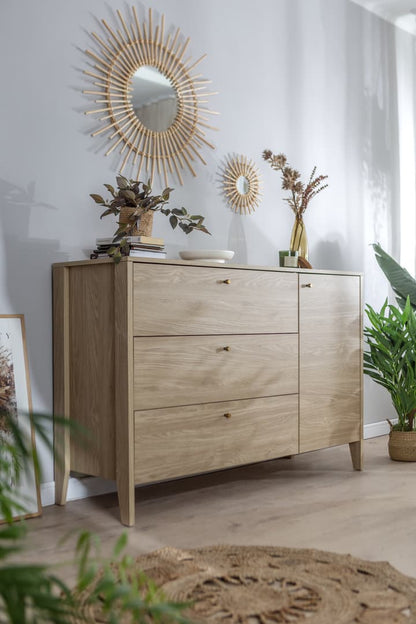 Cozy Chest Of Drawers 136cm Oiled Oak