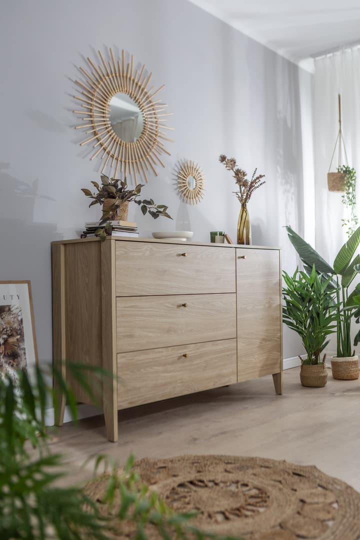 Cozy Chest Of Drawers 136cm Oiled Oak