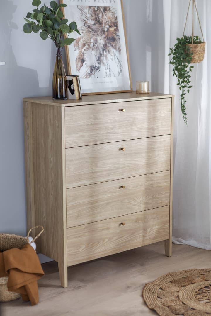 Cozy Chest Of Drawers 92cm Oiled Oak