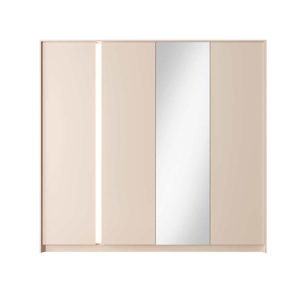 Dast Hinged Door Wardrobe 223cm beige