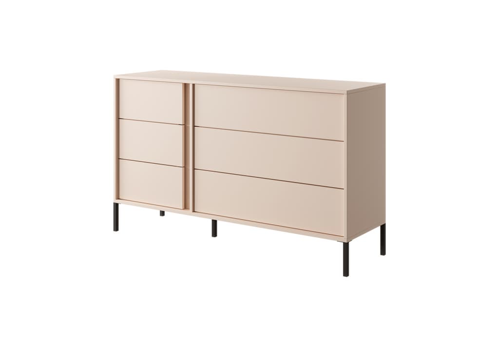Dast Chest Of Drawers 137cm Beige