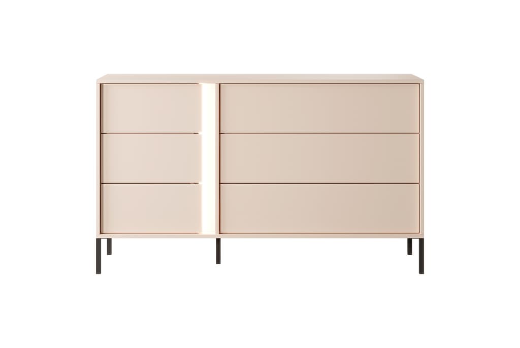 Dast Chest Of Drawers 137cm Beige