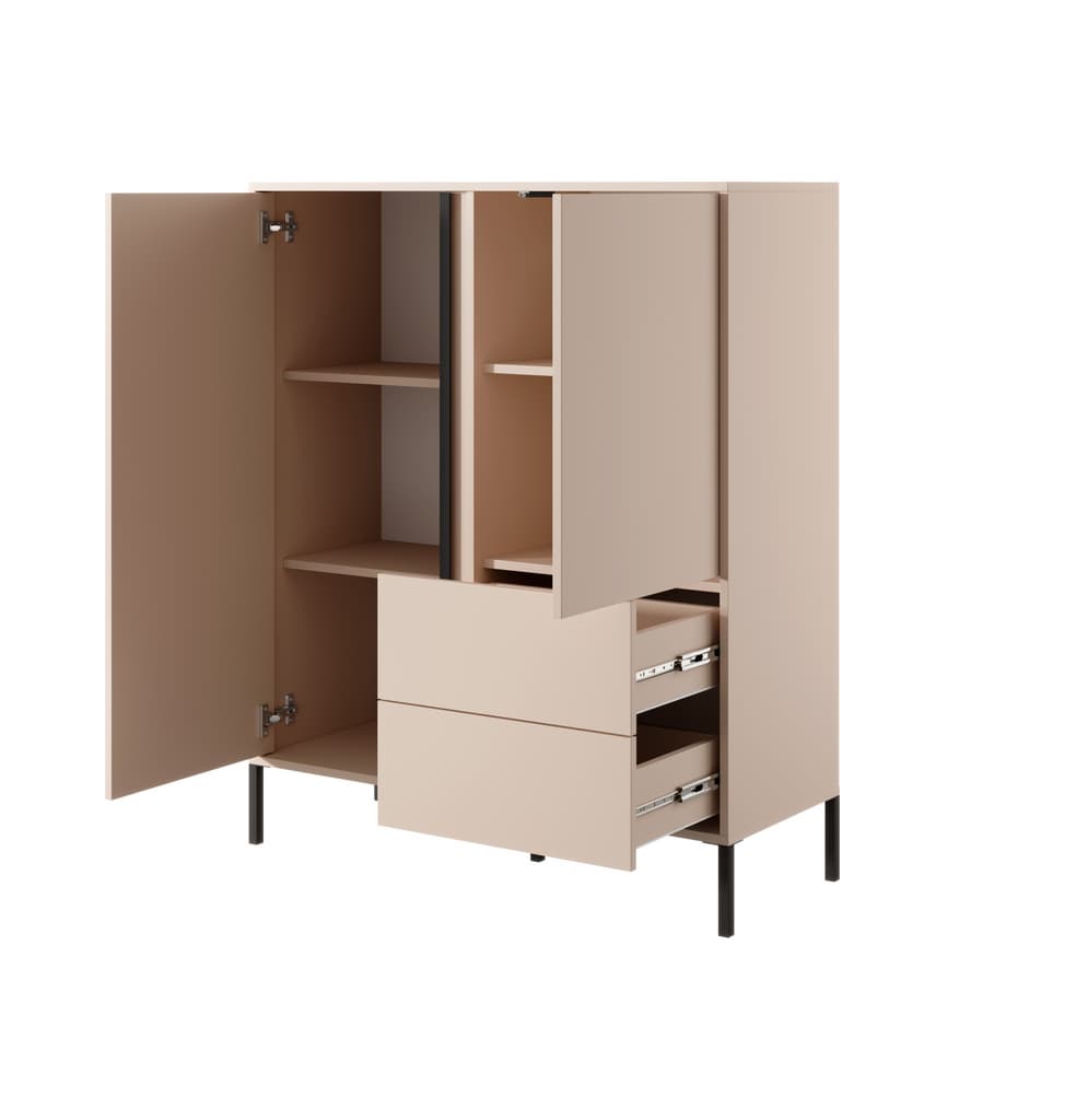 Dast Highboard Cabinet 104cm Beige