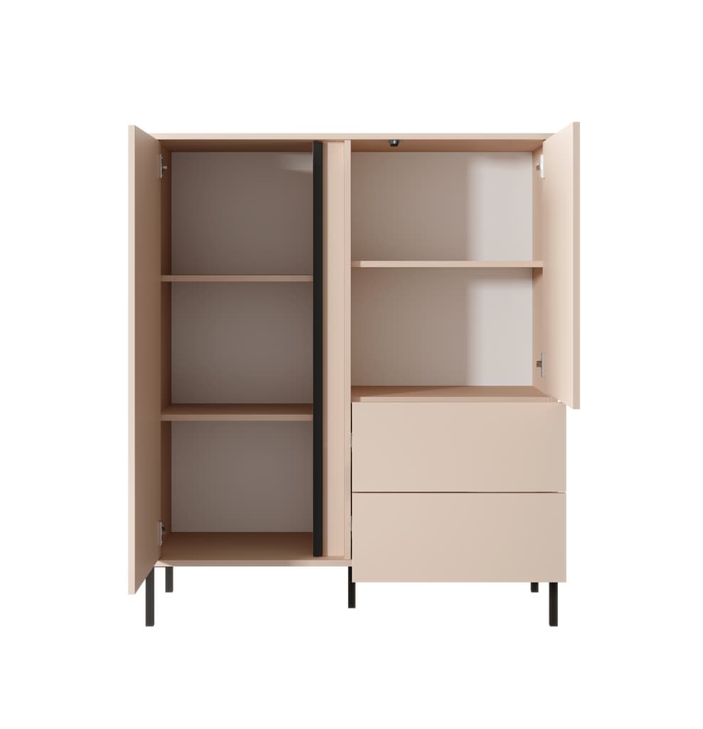Dast Highboard Cabinet 104cm Beige