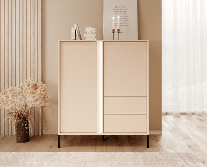 Dast Highboard Cabinet 104cm Beige