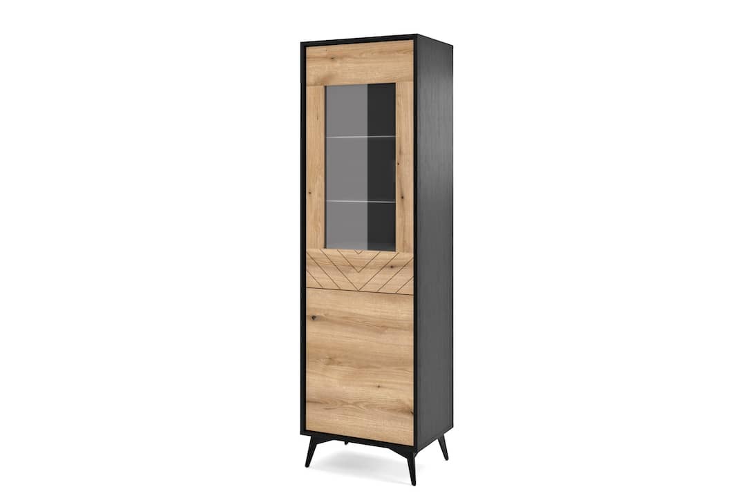 Diamond Tall Display Cabinet 54cm 