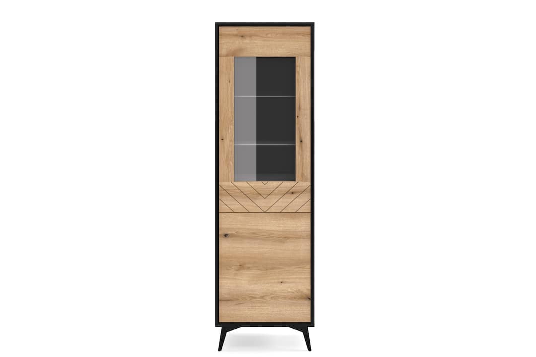 Diamond Tall Display Cabinet 54cm 