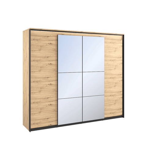 Quant QS-05 Hinged Wardrobe 250cm Oak Artisan