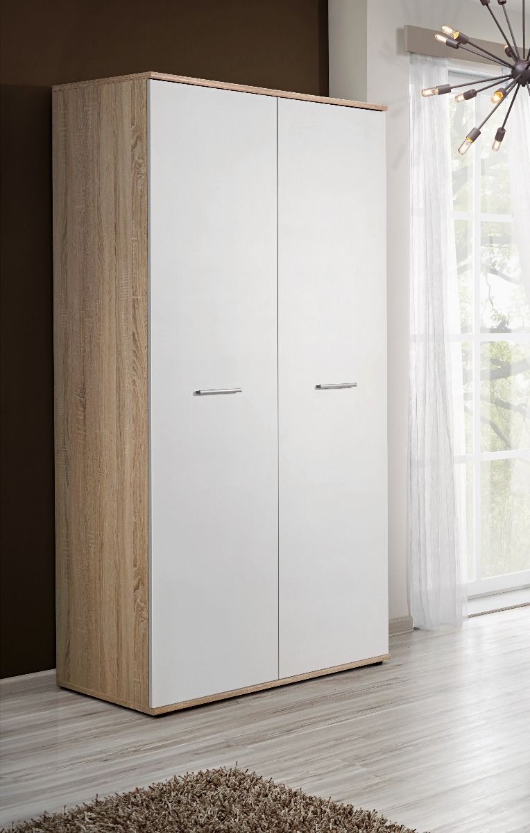 Dino DI-03 Wardrobe White Matt & Oak Sonoma