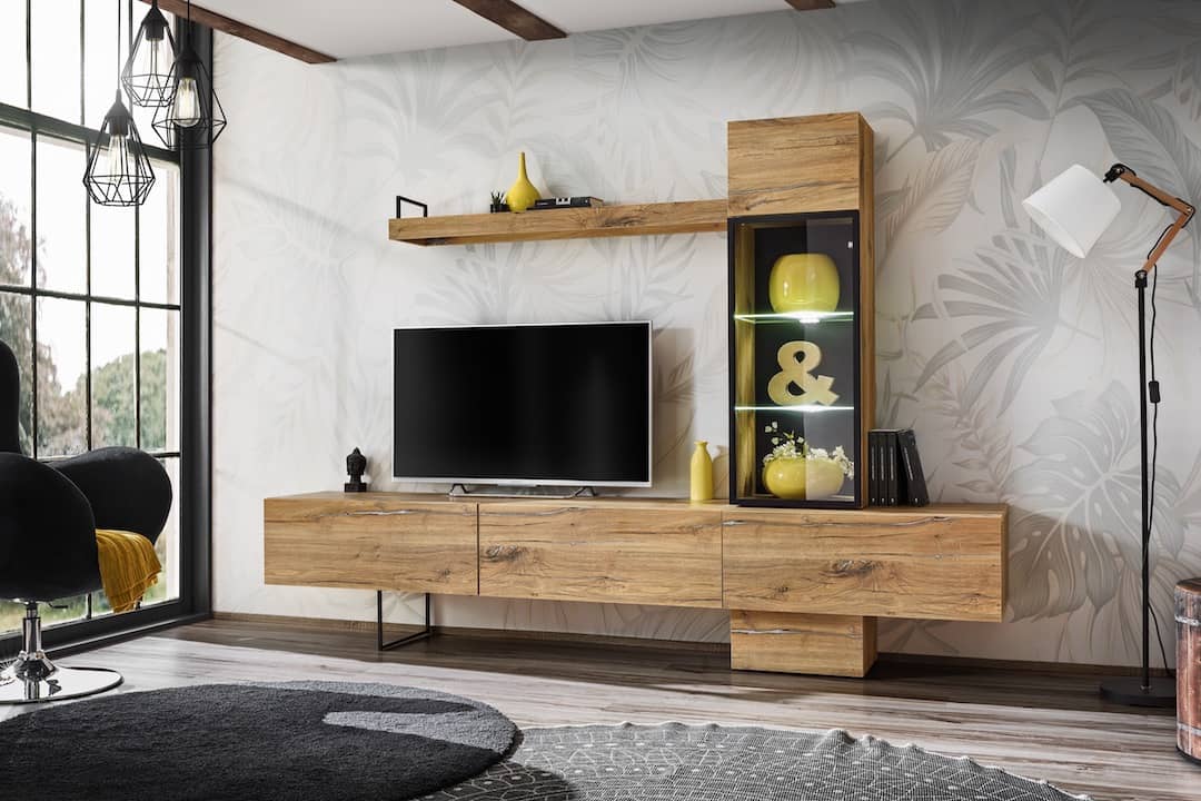 Rise TV Entertainment Unit oak flagstaff