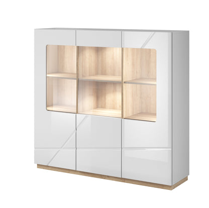 Futura FU-06 Display Cabinet white gloss 