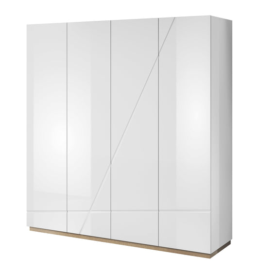 Futura FU-11 4 Door Wardrobe white gloss