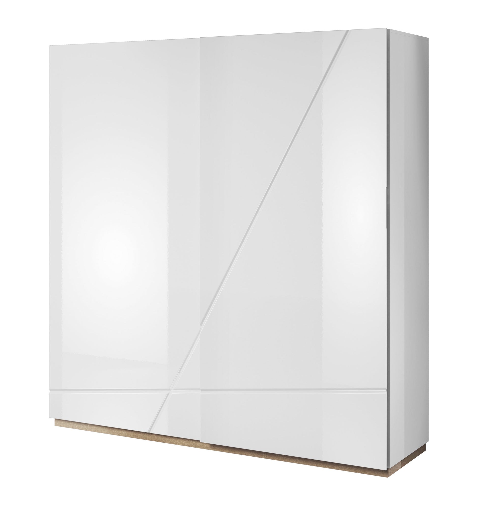 Futura FU-12 Sliding Door Wardrobe white gloss