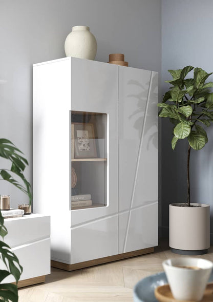 Futura FU-05 Display Cabinet white gloss