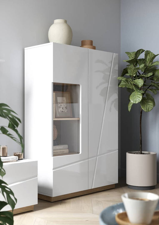 Futura FU-05 Display Cabinet white gloss