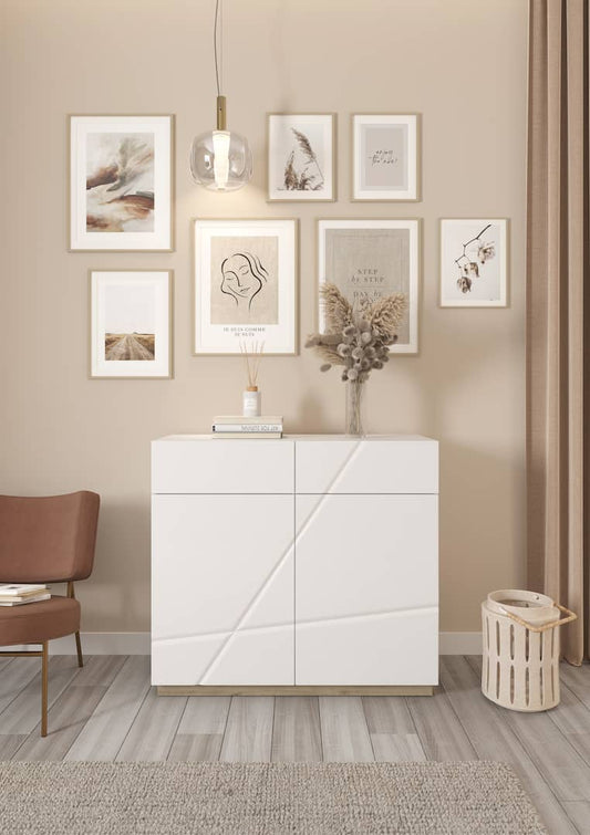 Futura FU-15 Sideboard Cabinet White