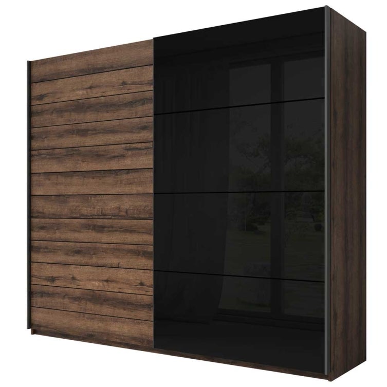 Galaxy Sliding Door Wardrobe oak monastery