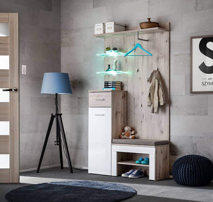 Gustavo I Hallway Set oak wellington