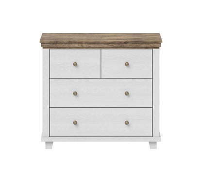 Evora 27 Chest of Drawers Abisko Ash, Oak Lefkas & Green