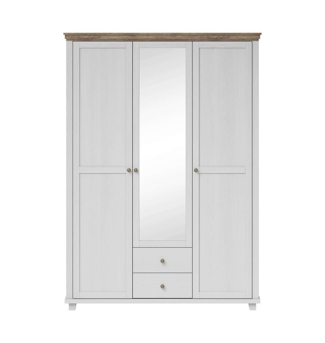 Evora 19 - 3 Door Wardrobe 154cm Abisko Ash Green