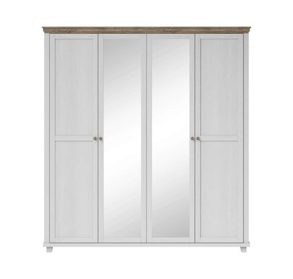 Evora 20 - 4 Door Wardrobe 200cm Abisko ash green