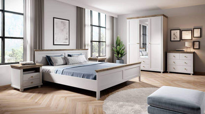 Evora 27 Chest of Drawers Abisko Ash, Oak Lefkas & Green