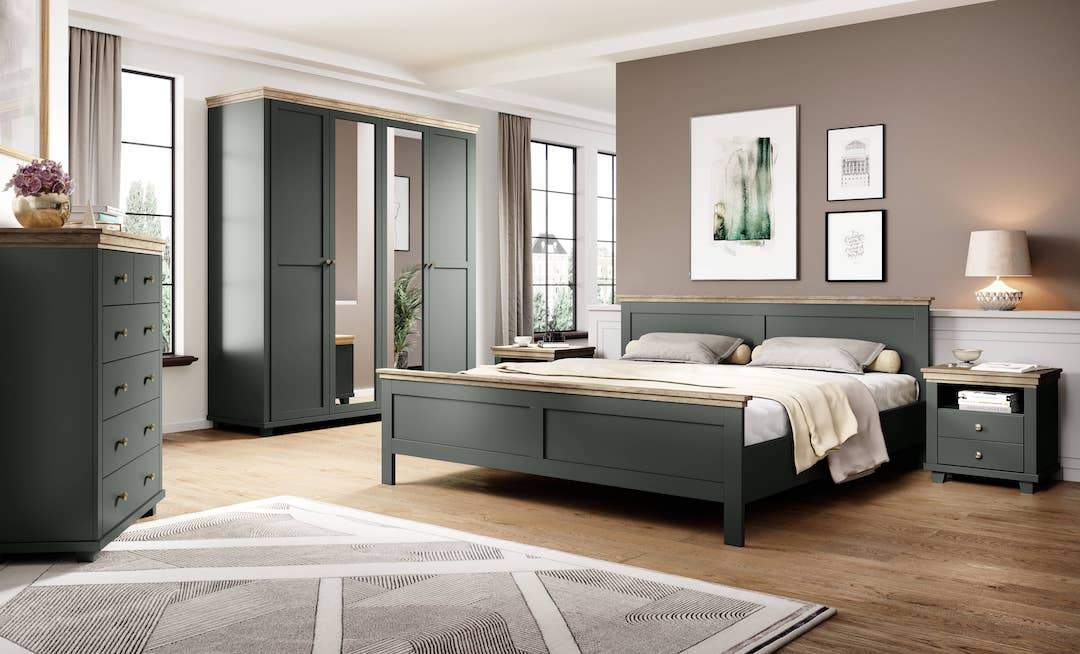 Evora 27 Chest of Drawers Abisko Ash, Oak Lefkas & Green