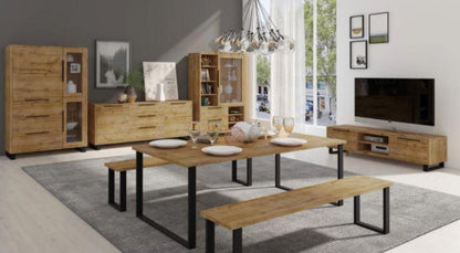 Halle 94 Dining Table, Body Wotan Oak