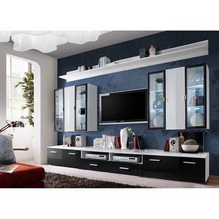 Iceland Gloss Entertainment Unit white black