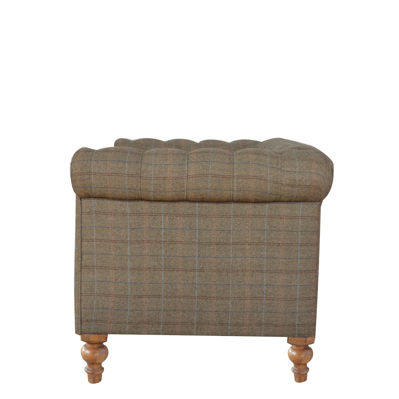 Multi Tweed 2 Seat Chesterfield