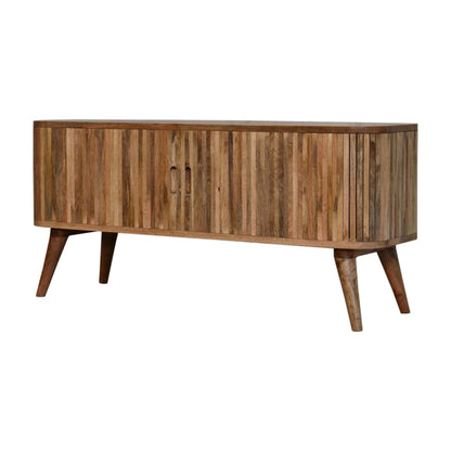 Mokka Media Unit. 100% Solid Wood Mango