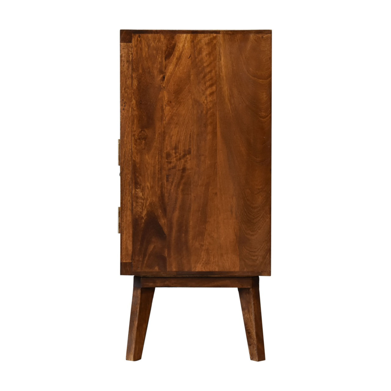 Tova Open Shelf Cabinet. 100% Solid Mango Wood