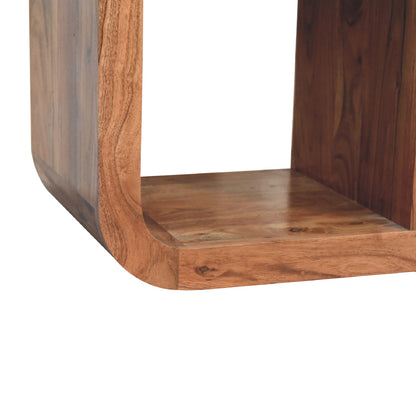 Darcy Display Unit. 100% Solid Arcacia Wood