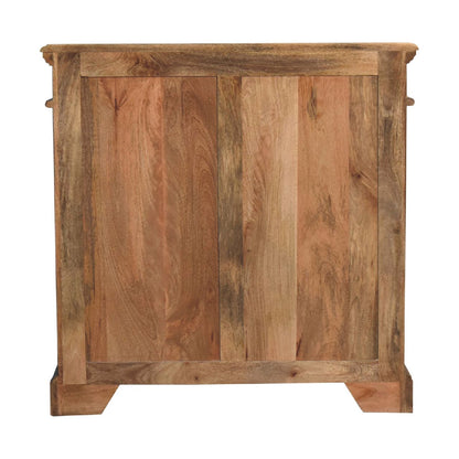 Oriental Wine Cabinet. Solid Mango Wood