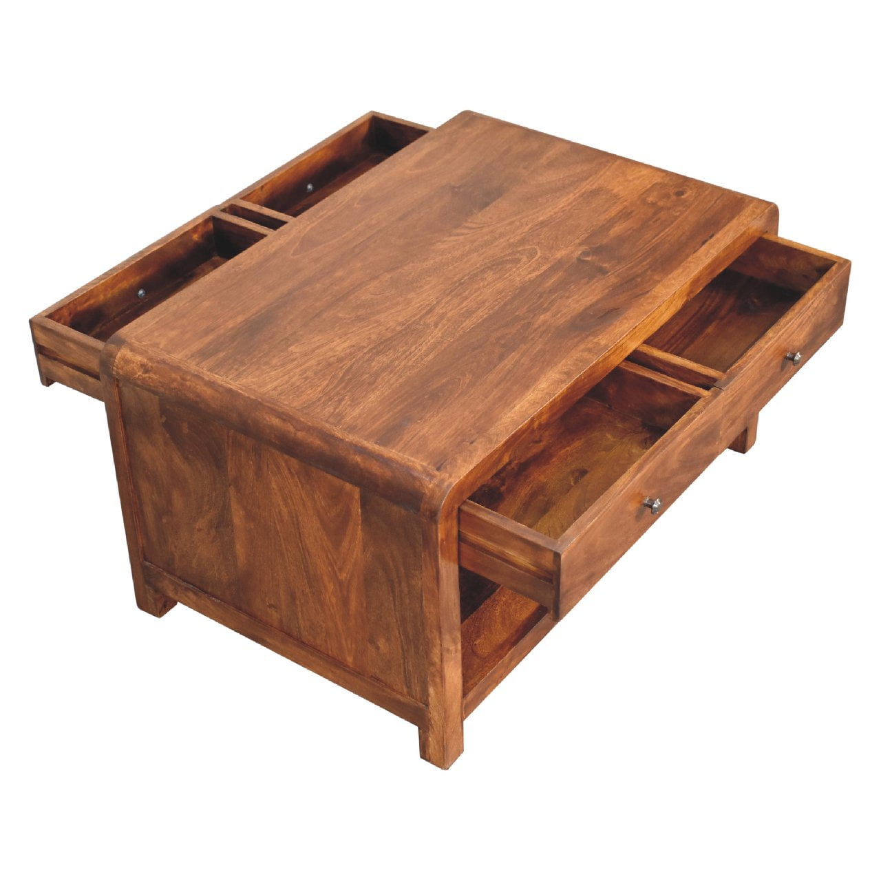 Aspen Coffee Table. Solid Wood Mango Chestnut Finish