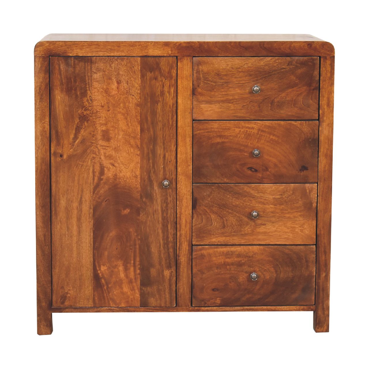 Aspen Sideboard. Solid Mango Wood Chestnut Finish