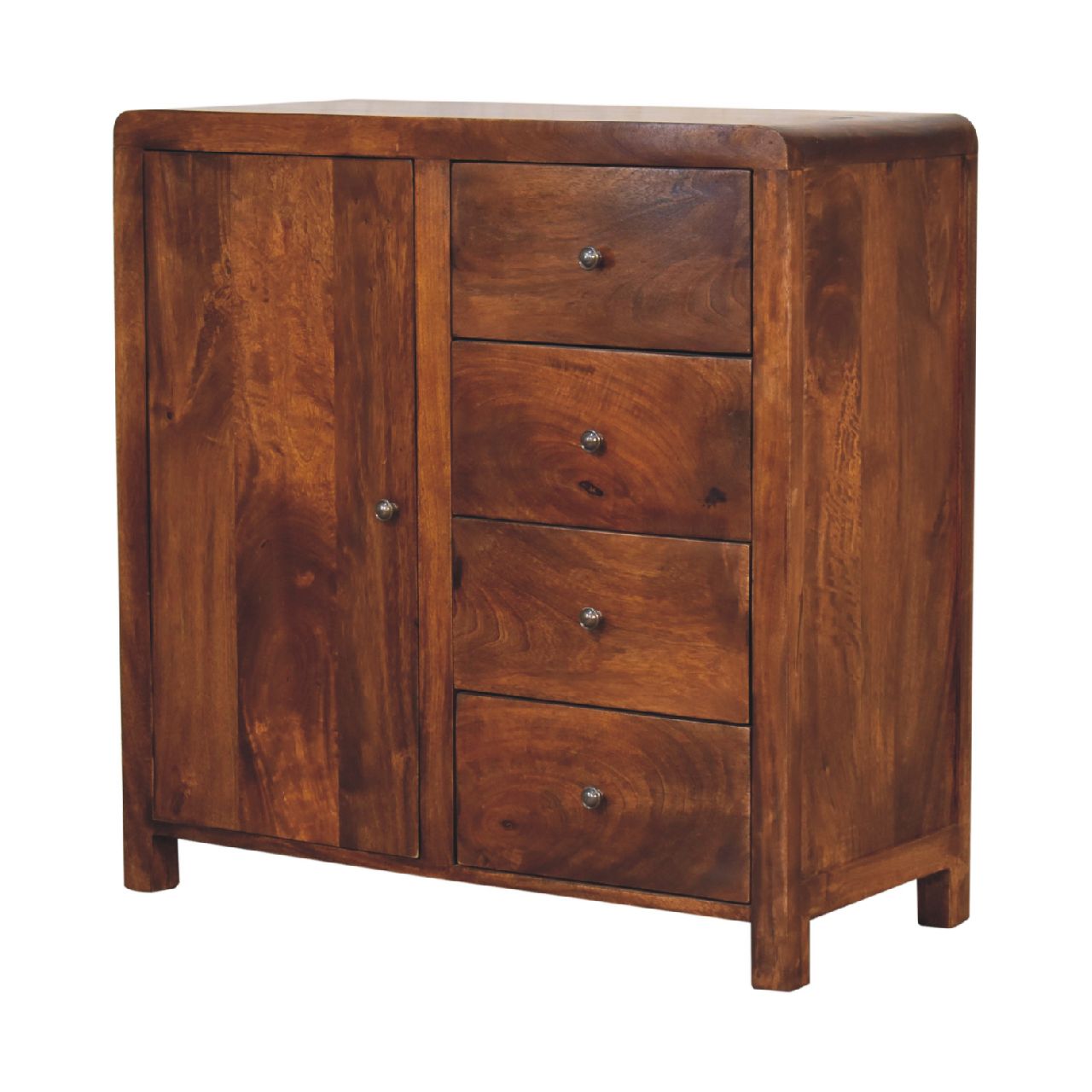 Aspen Sideboard. Solid Mango Wood Chestnut Finish