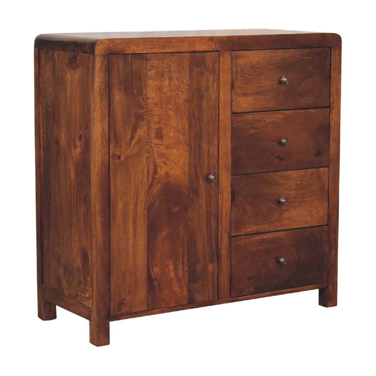 Aspen Sideboard. Solid Mango Wood Chestnut Finish