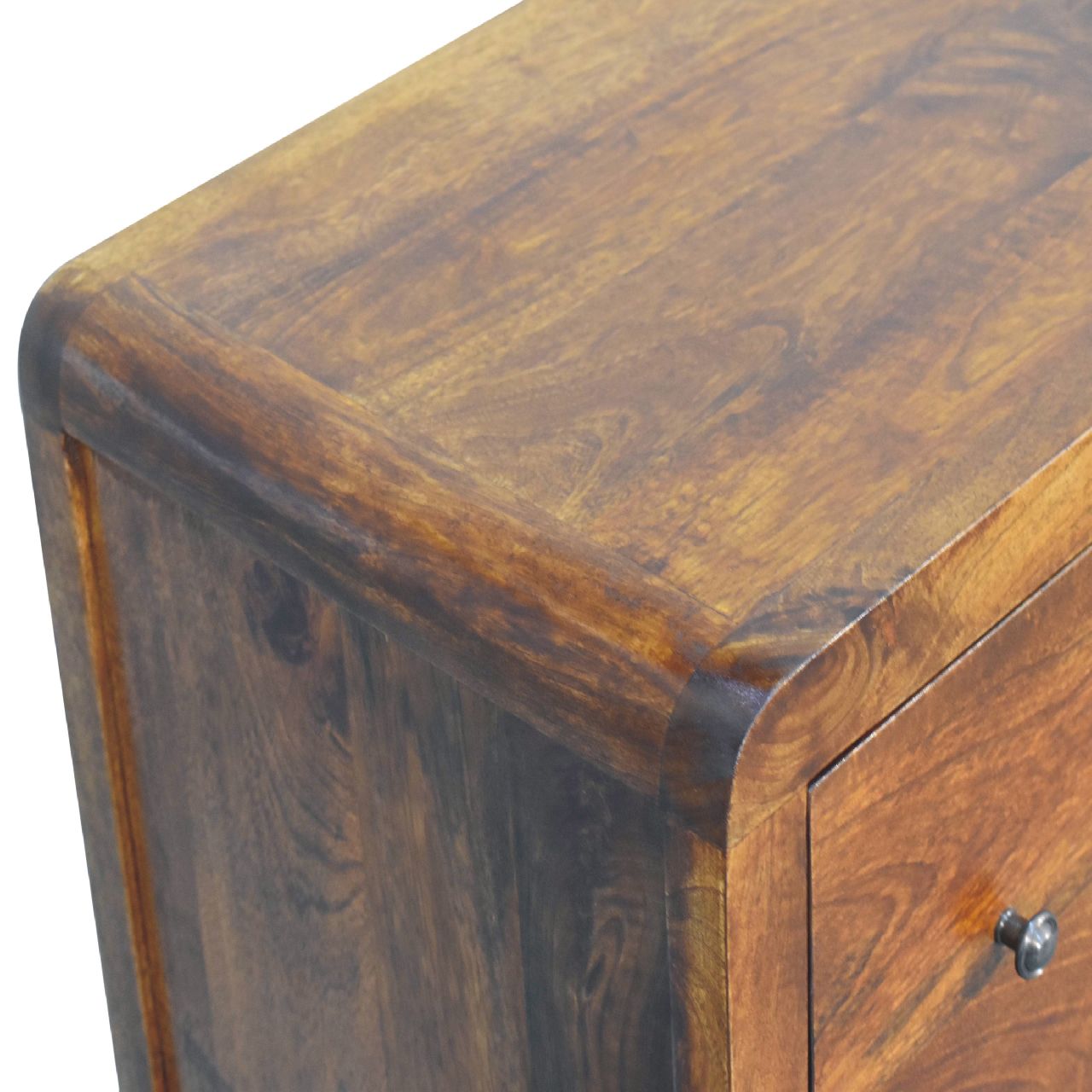 Aspen Chest. Solid Mango Wood Chestnut Finish