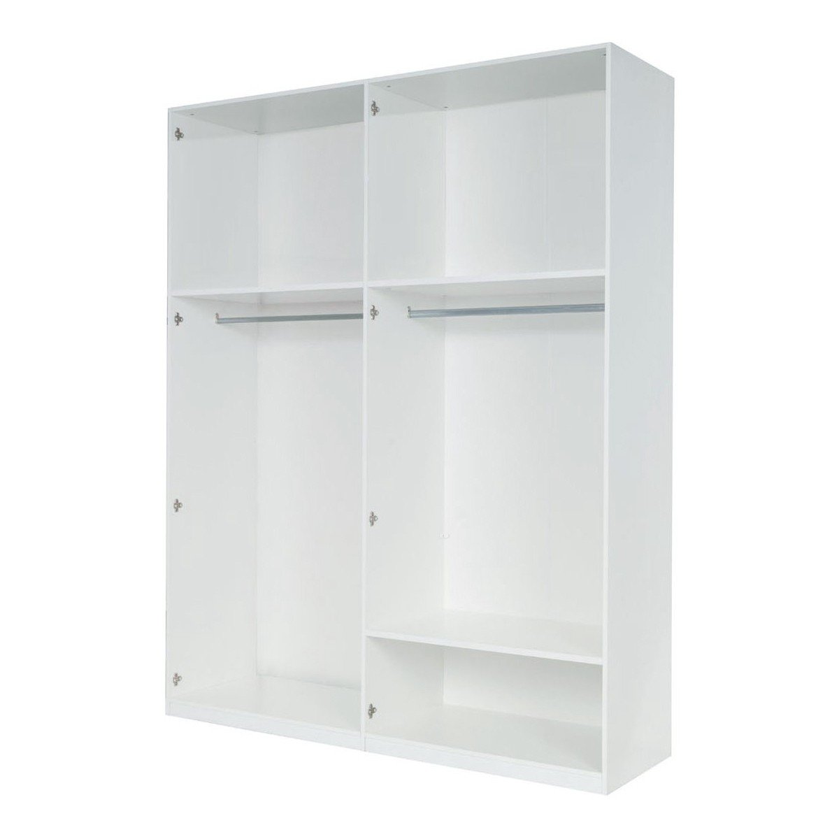 Italia 20 - 4 Door Wardrobe 182cm white gloss