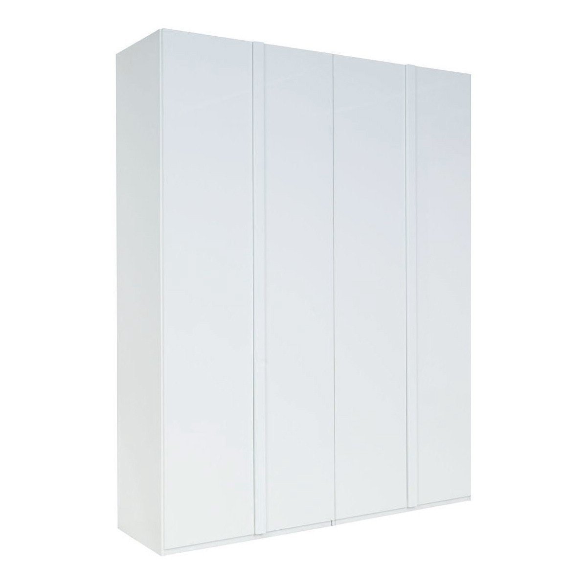 Italia 20 - 4 Door Wardrobe 182cm white gloss