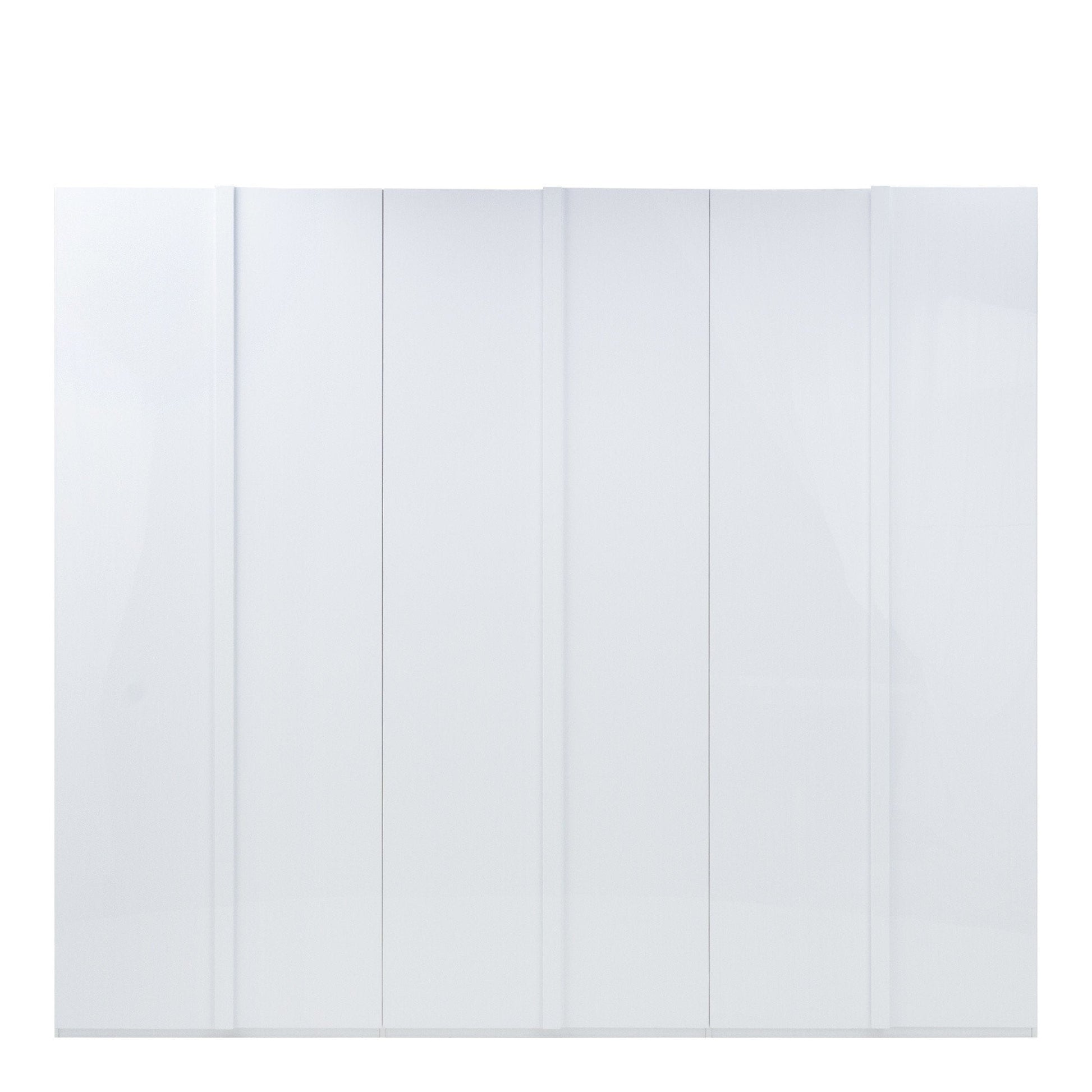 Italia 29 - 6 Door Wardrobe 270cm white gloss