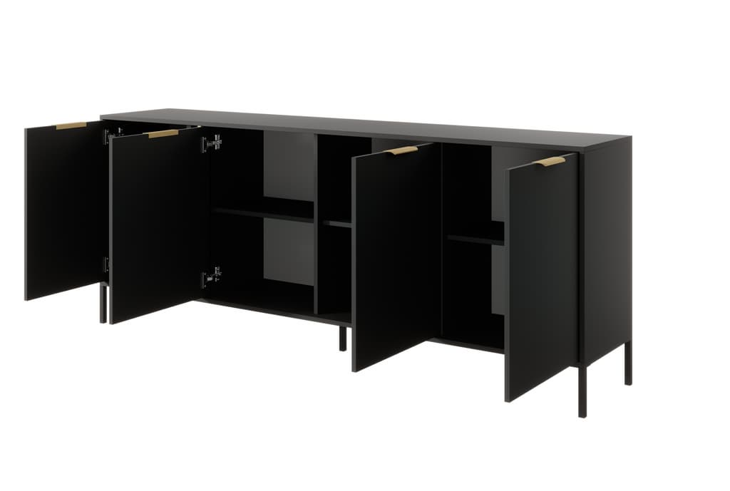 Lars Sideboard Cabinet 203cm anthracite