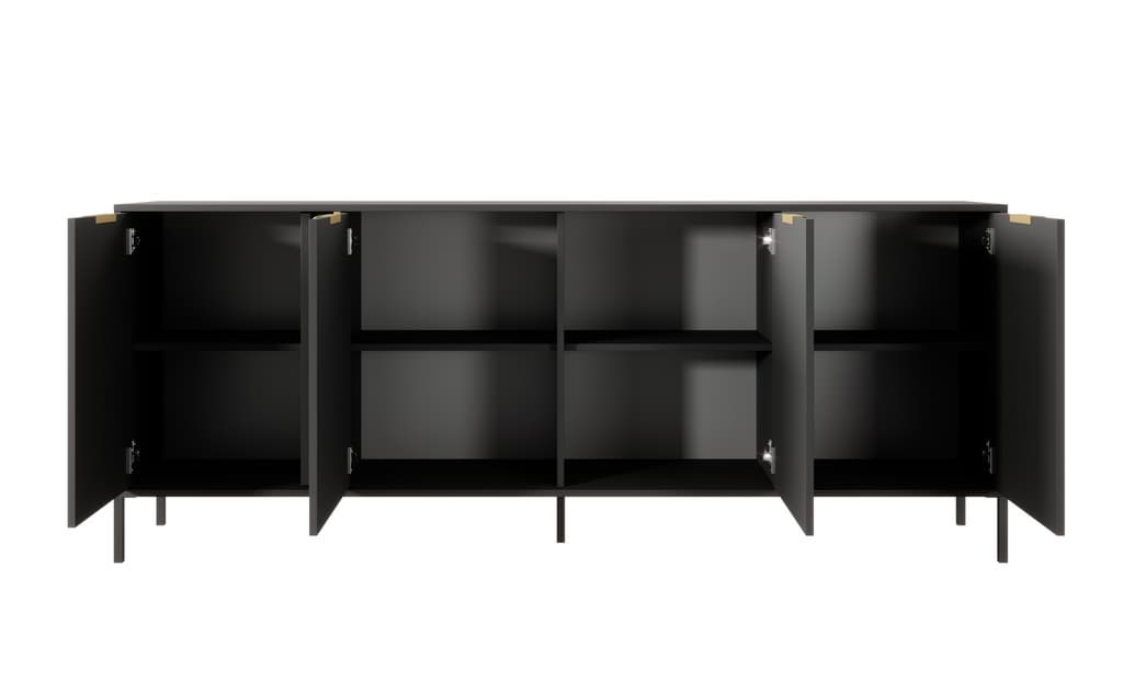 Lars Sideboard Cabinet 203cm anthracite