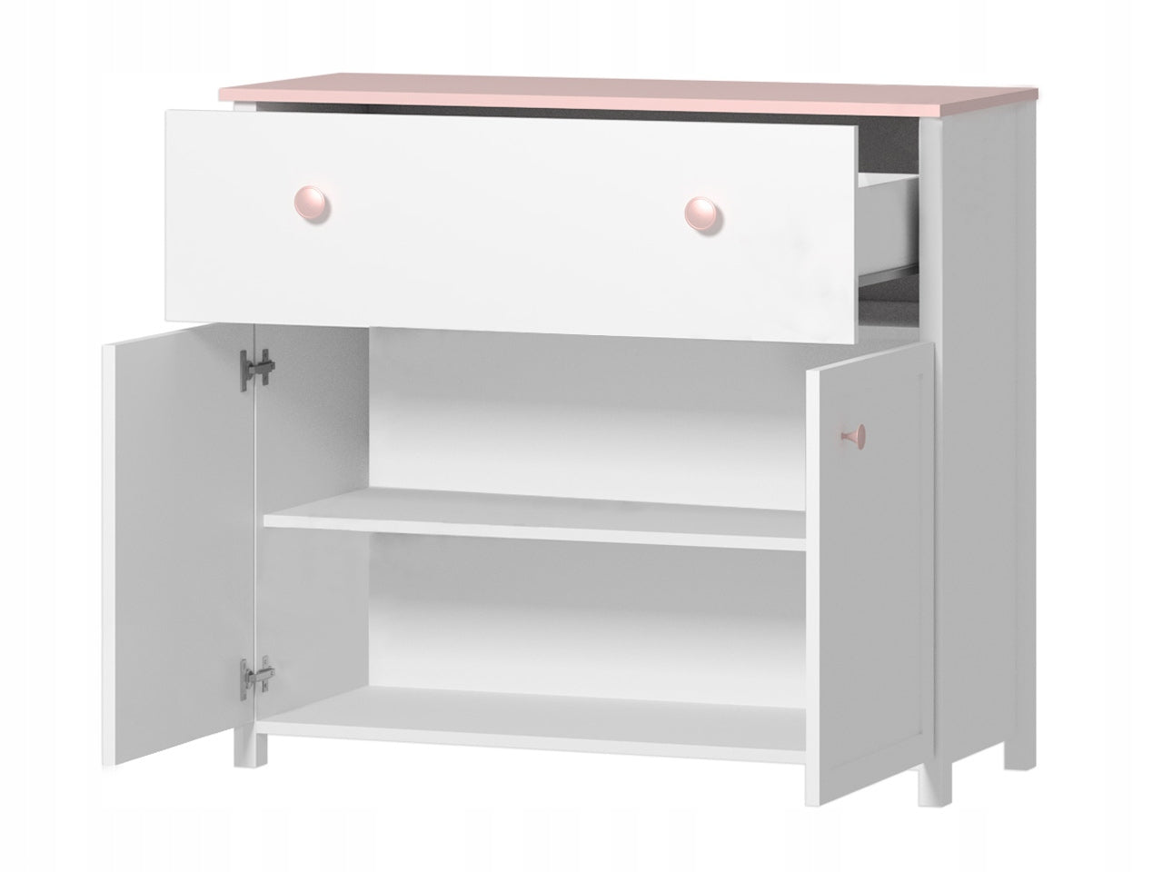 Luna White Sideboard Cabinet